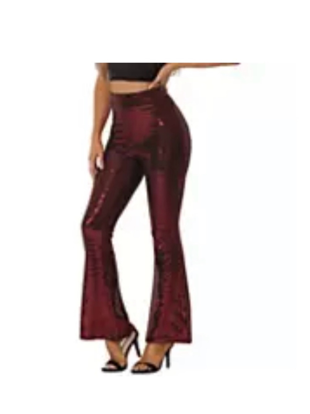 NWT Sequin Flare Pants